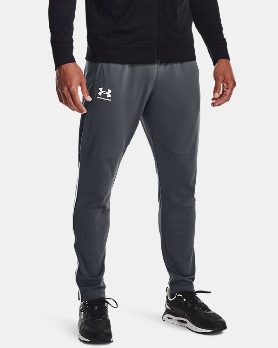 Men's UA Pique Track Pants, Gray, pdpMainDesktop image number 0